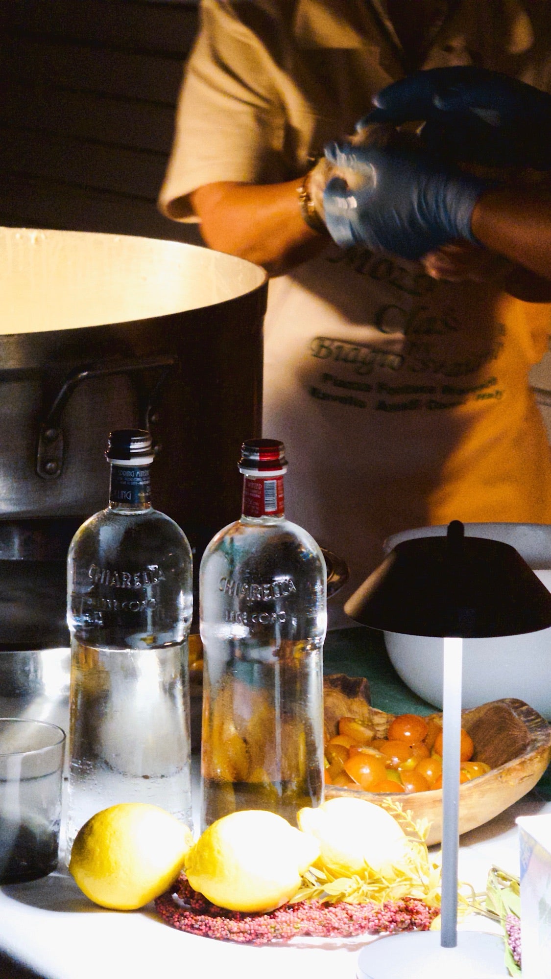 Chiarella bottles and lemons
